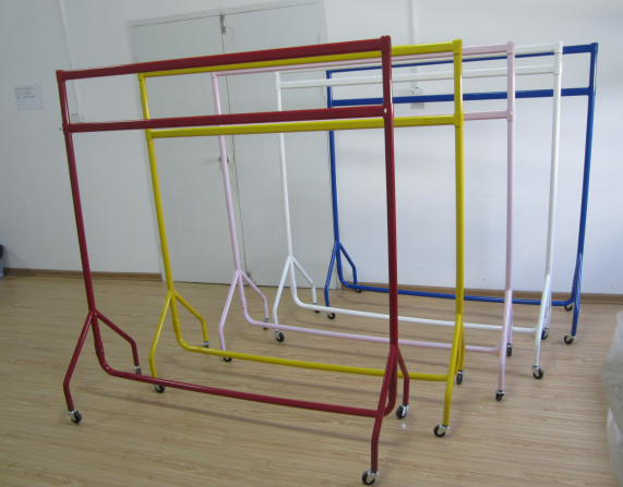 colorful heavy duty clothes rail