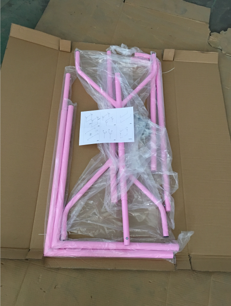 5ft pink rail packing